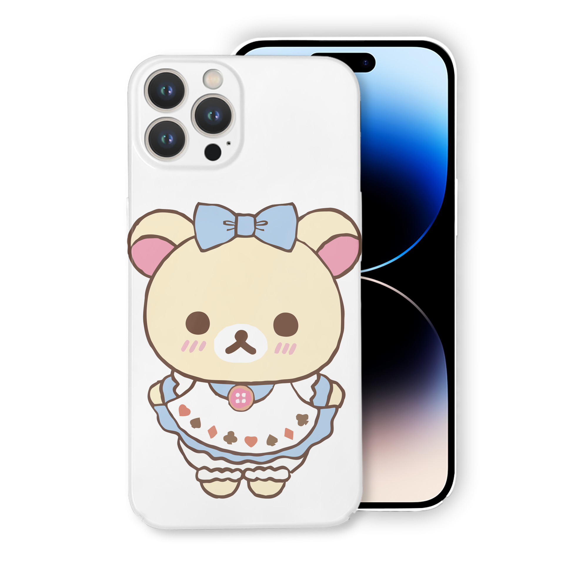 （画像用） リラックマ リラックマ キイロイトリ Rilakkuma Korilakkuma Kiiroitori 【iPhone 14シリーズ対応】ハードケース